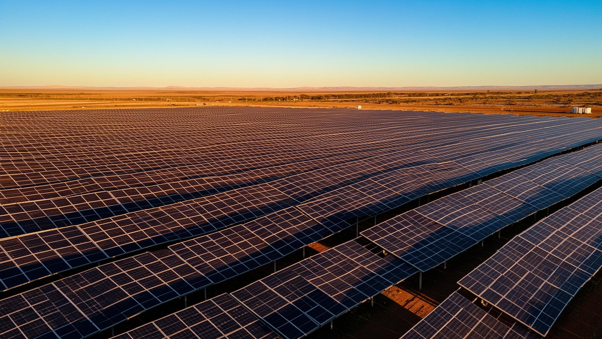 Megawatt-scale ground-mount solar farm